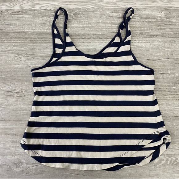 Cotton On Navy & White Strip Tank Top - Picture 4 of 9